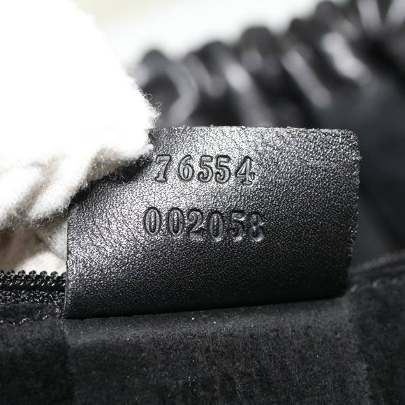 GUCCI Hand Bag Leather Black 76554 Auth bs6473 - Picture 12 of 16